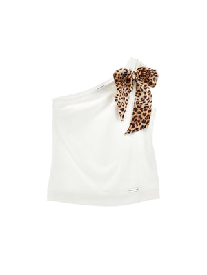 ViaMonte Shop | Monnalisa top bianco bambina in viscosa