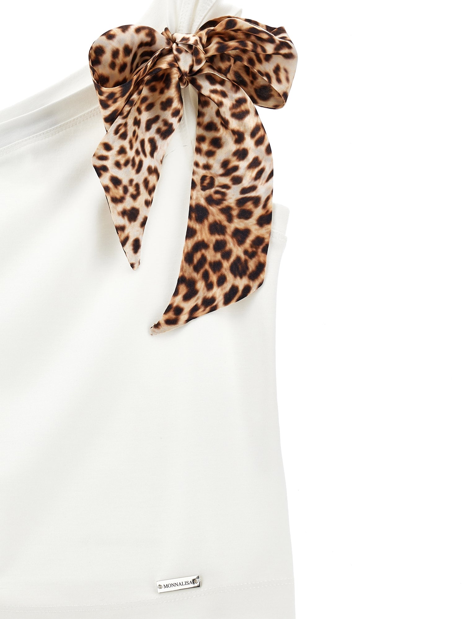 ViaMonte Shop | Monnalisa top bianco bambina in viscosa