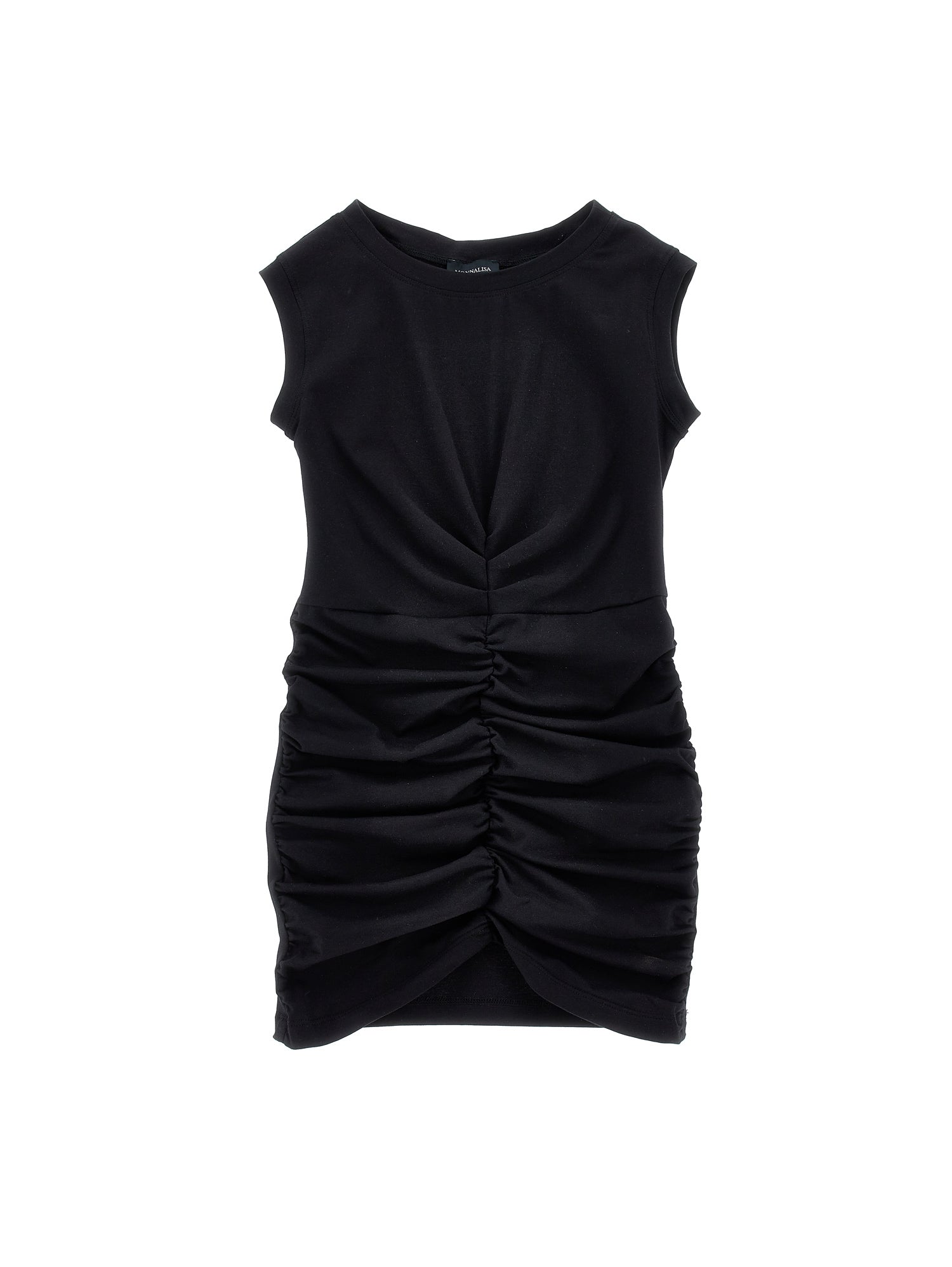 ViaMonte Shop | Monnalisa vestito nero bambina in cotone