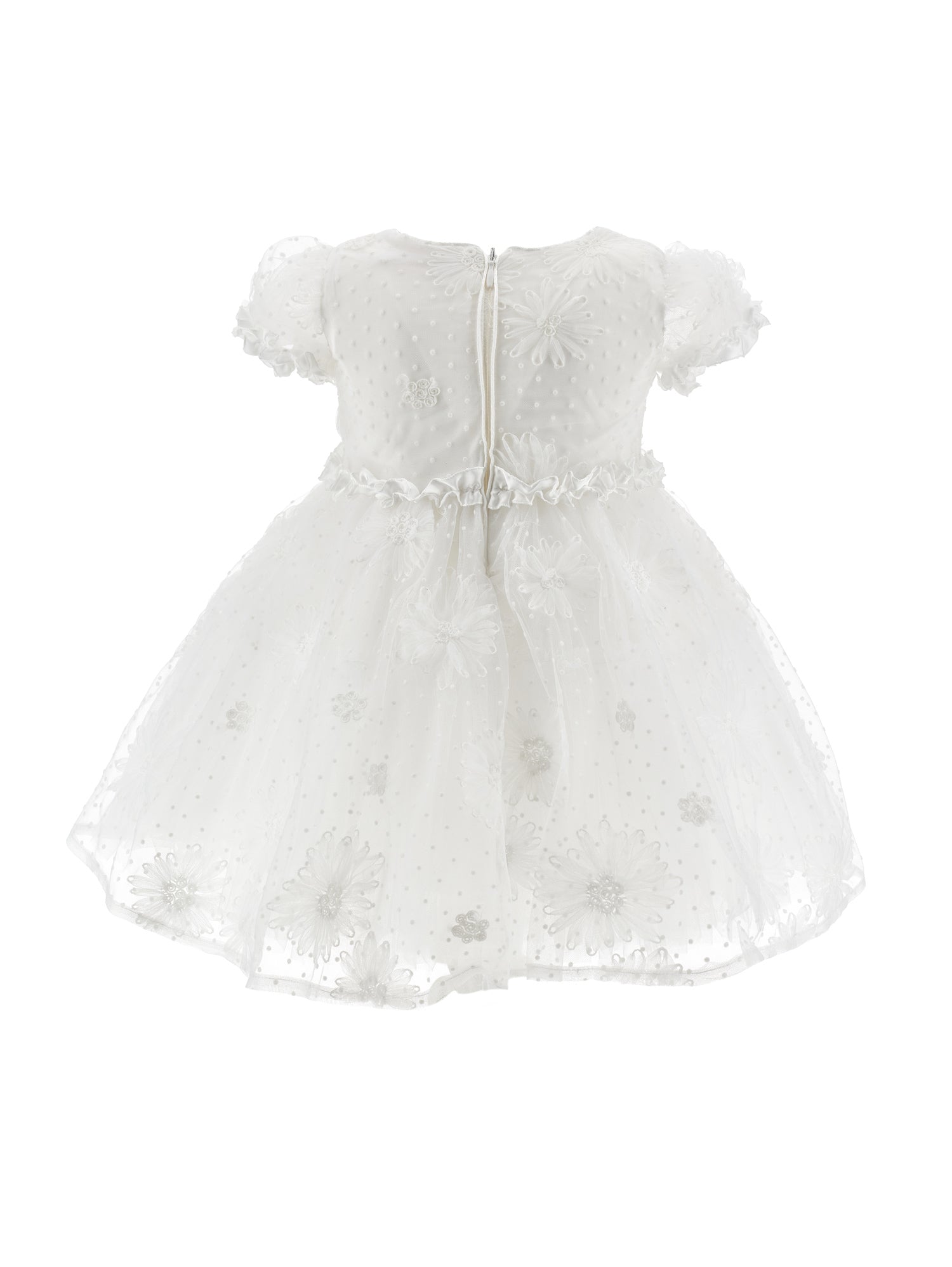 ViaMonte Shop | Monnalisa vestito bianco neonata in tulle