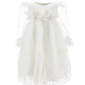 Monnalisa vestito bianco neonata
