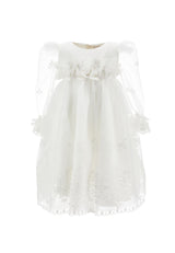 Monnalisa vestito bianco neonata