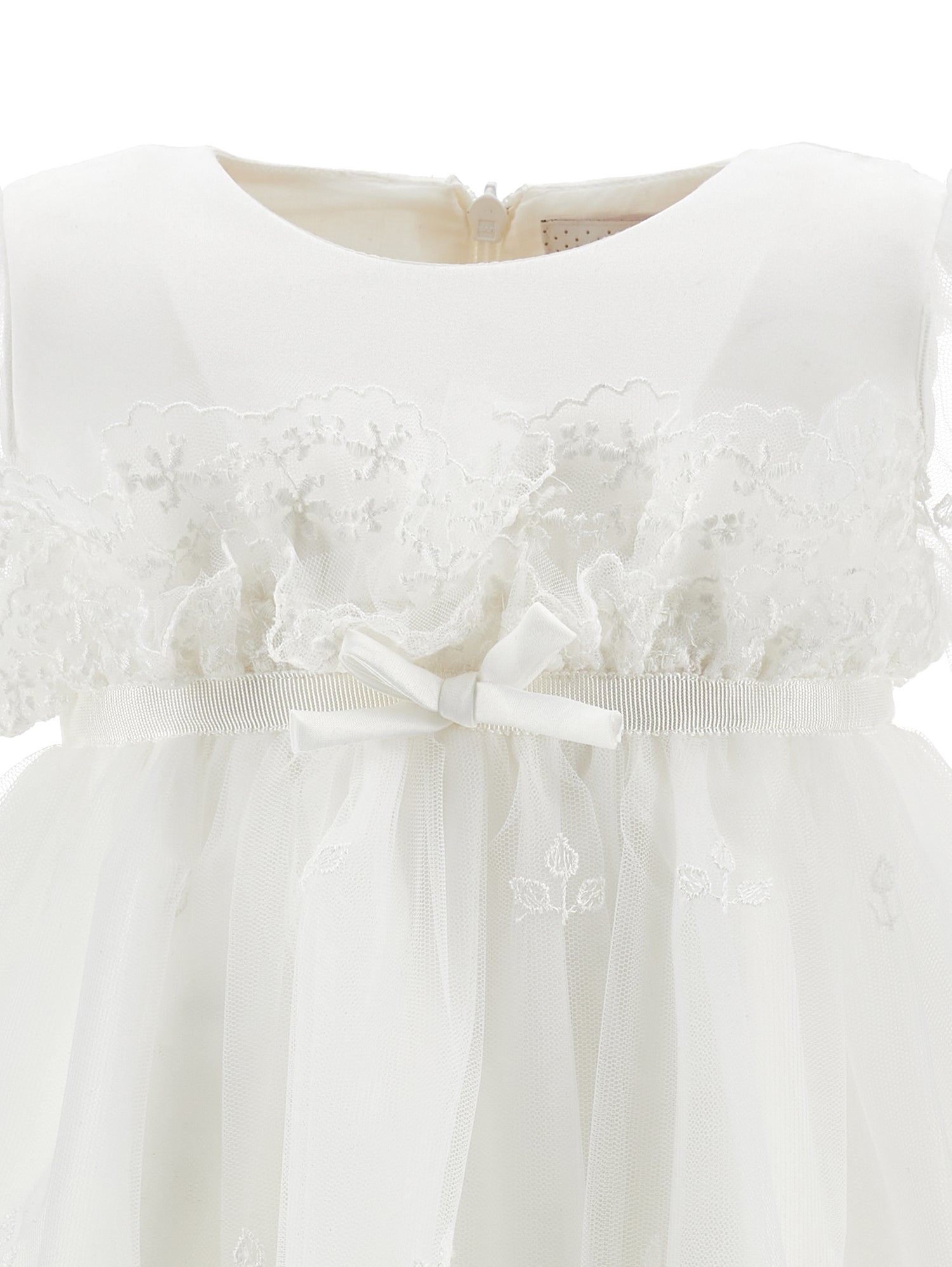 Monnalisa vestito bianco neonata