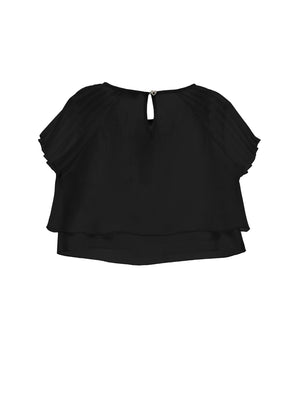 ViaMonte Shop | Monnalisa top nero bambina