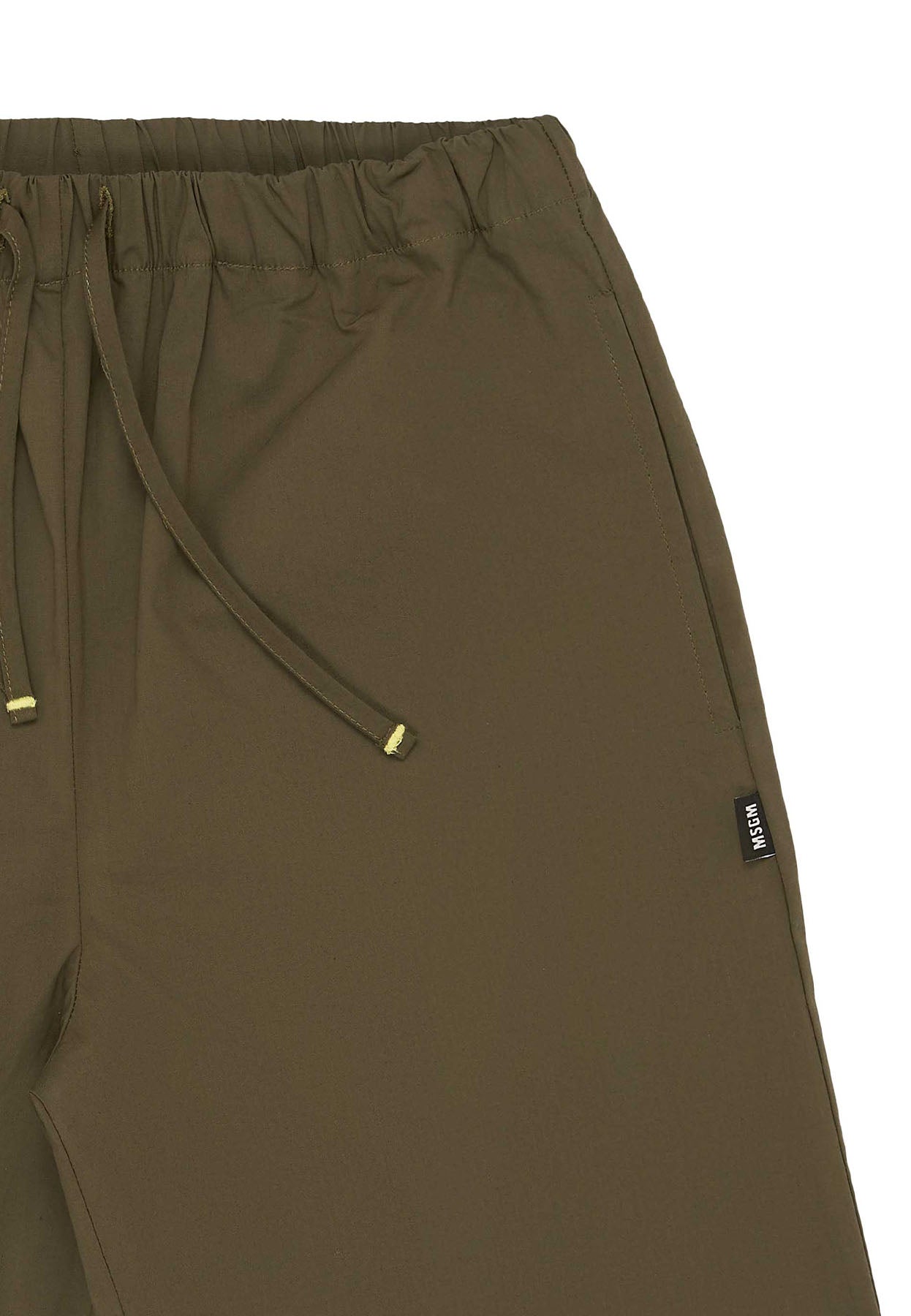 ViaMonte Shop | MSGM bermuda verde bambino in cotone