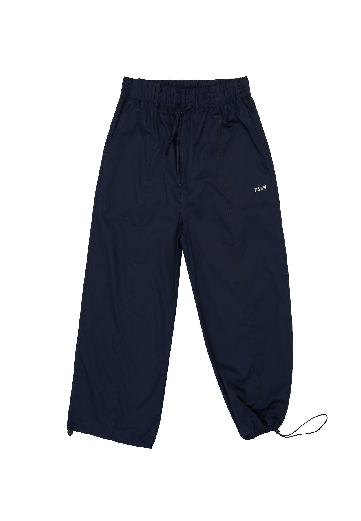 ViaMonte Shop | MSGM pantalone nero bambina in cotone