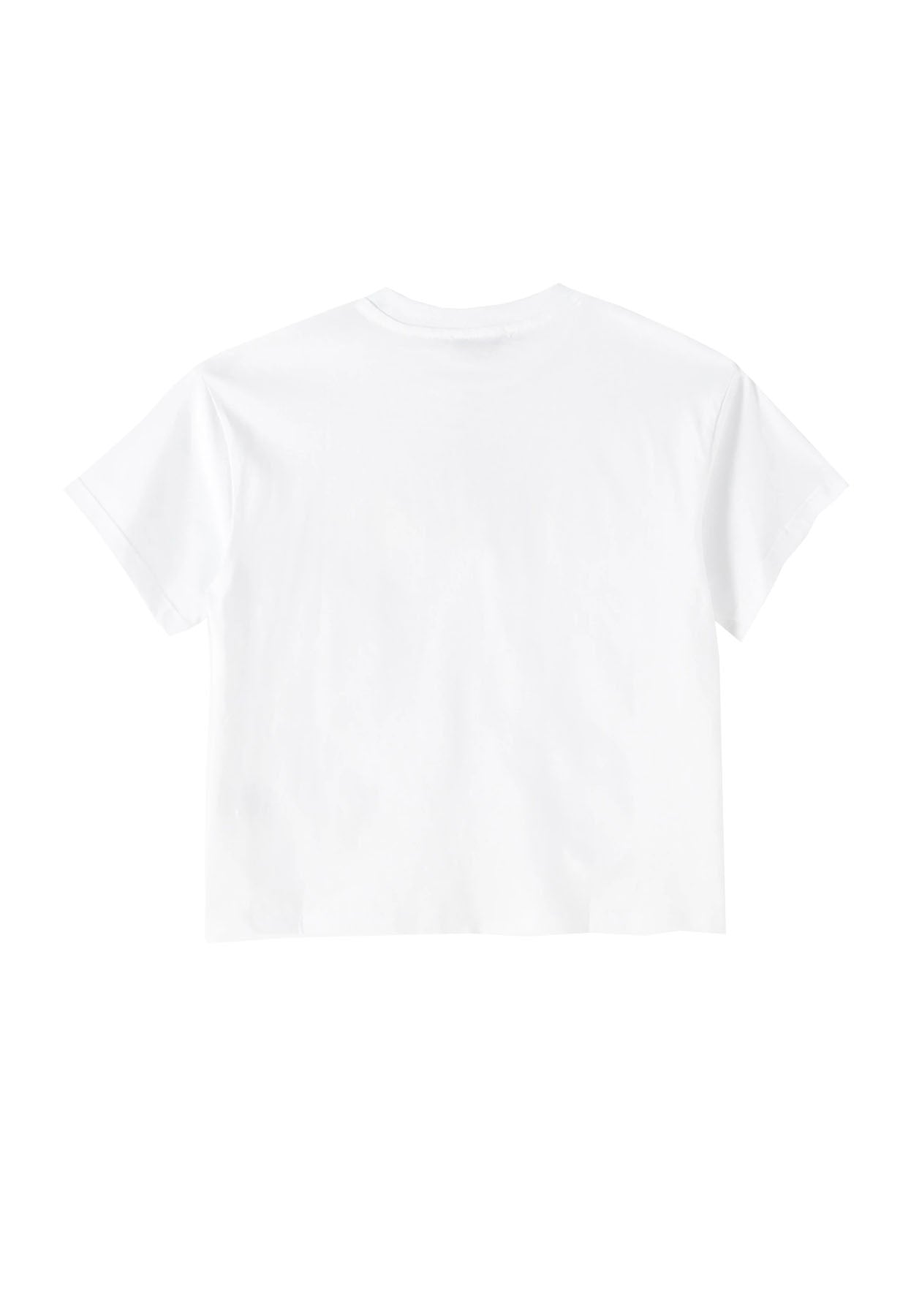 ViaMonte Shop | MSGM t-shirt bianca bambina in cotone
