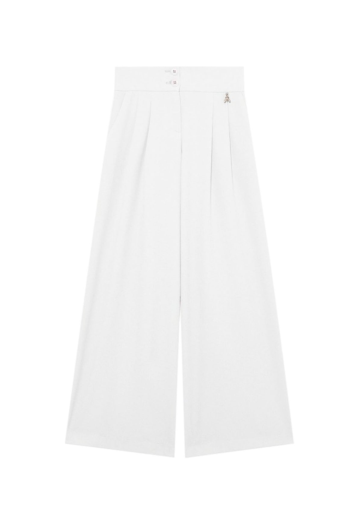 ViaMonte Shop | Patrizia Pepe pantalone bianco bambina in tessuto tecnico
