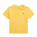 ViaMonte Shop | Ralph Lauren t-shirt gialla neonato in cotone