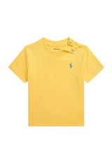 ViaMonte Shop | Ralph Lauren t-shirt gialla neonato in cotone