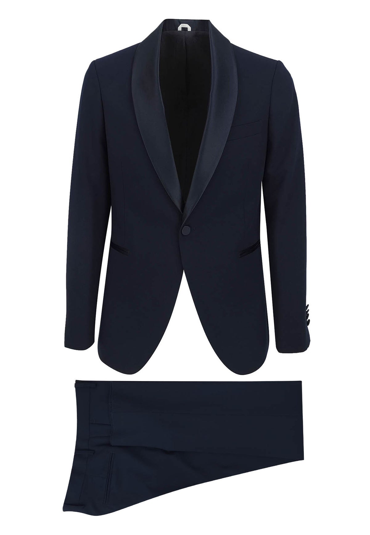 ViaMonte Shop | Simbols abito smoking blu uomo in misto viscosa