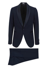 ViaMonte Shop | Simbols abito smoking blu uomo in misto viscosa