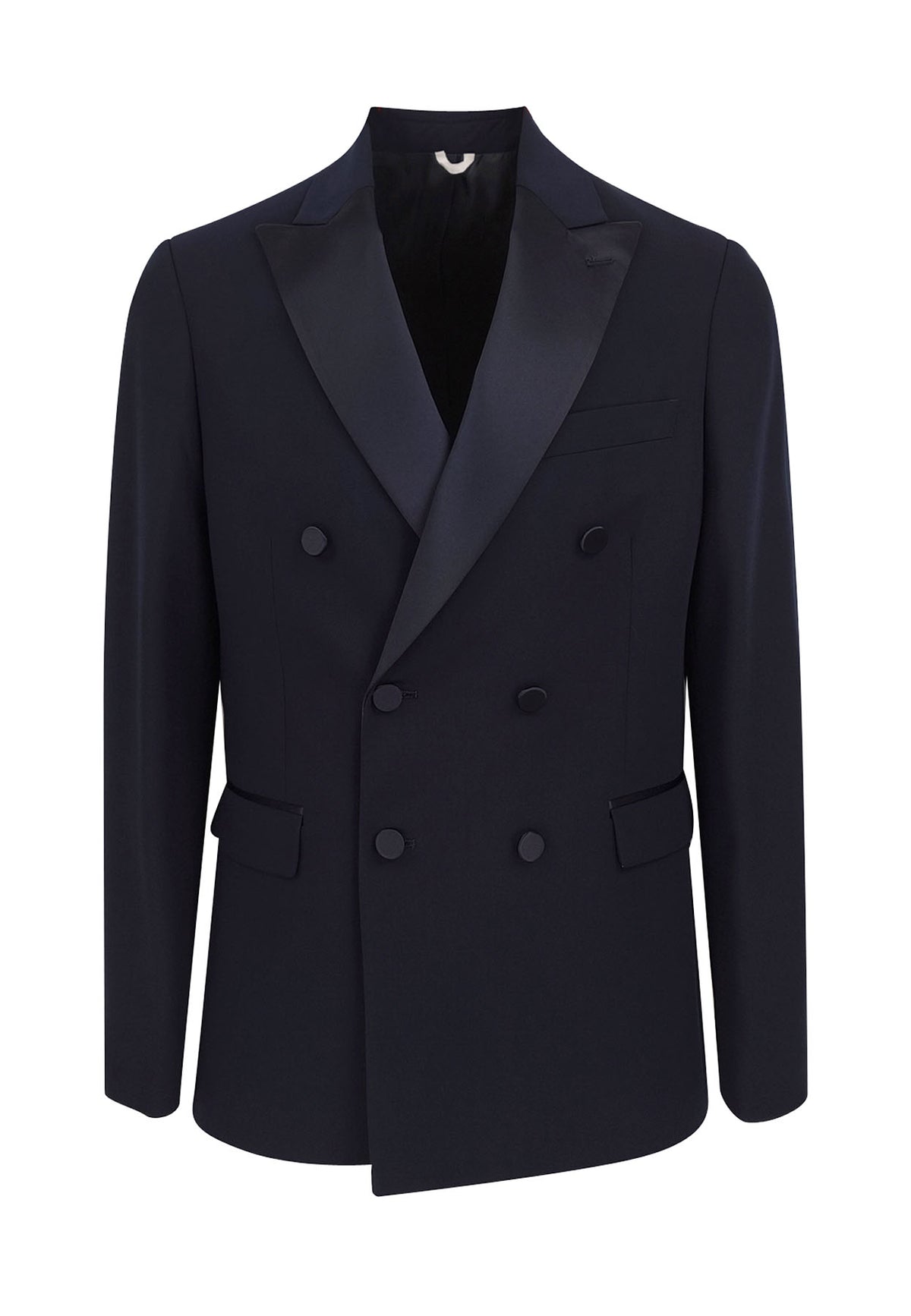ViaMonte Shop | Simbols abito doppiopetto blu uomo in misto viscosa