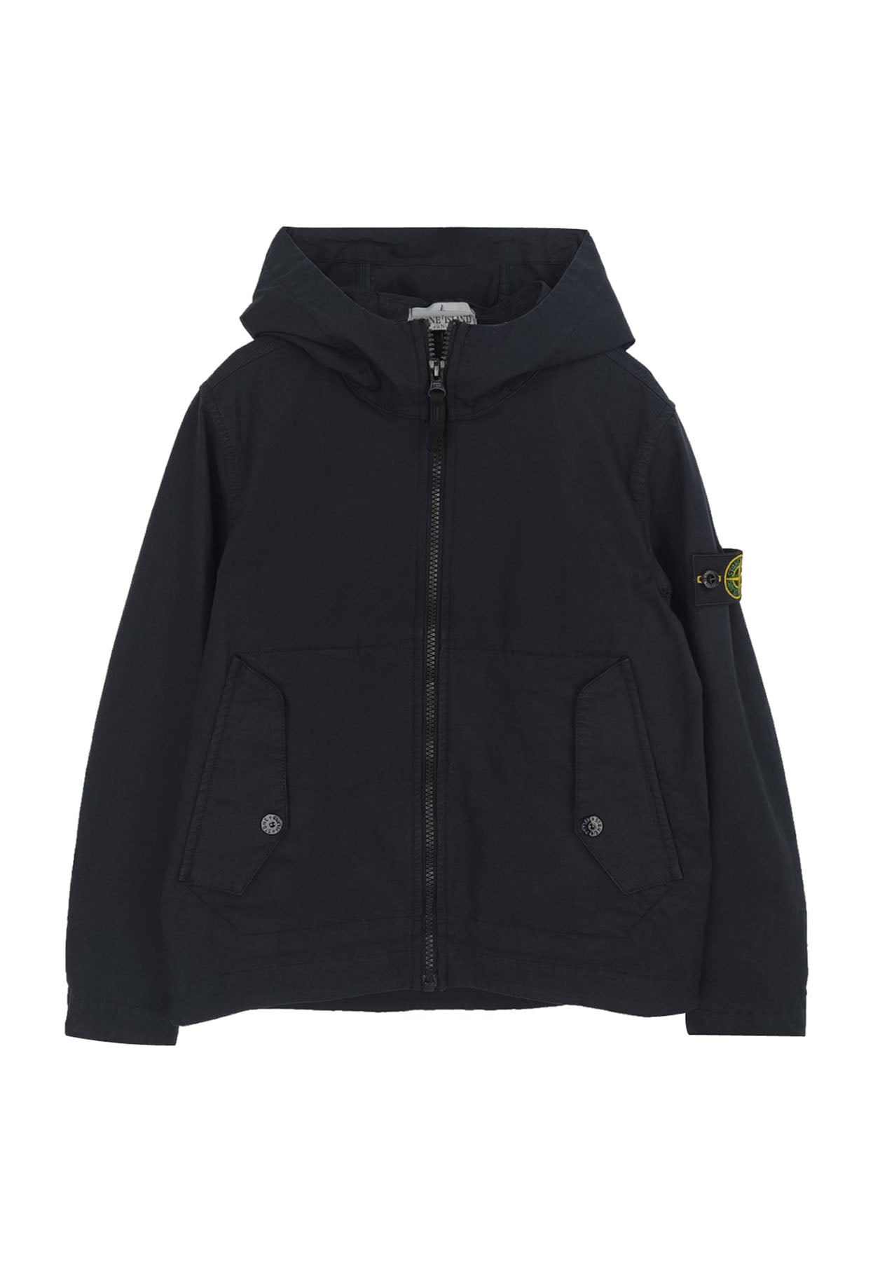 Giubbino bambino Stone Island blu navy in cotone | ViaMonte Shop