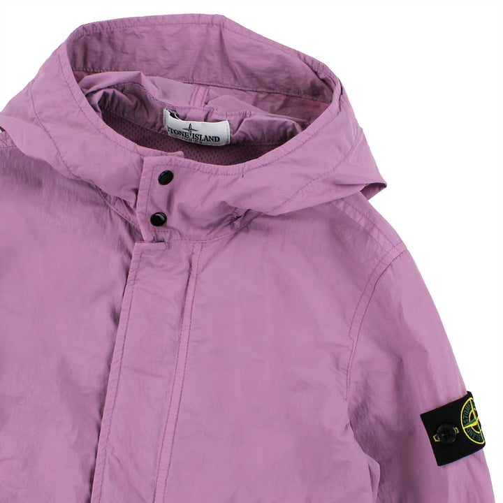 Giubbino bambino Stone Island rosa quarzo in nylon