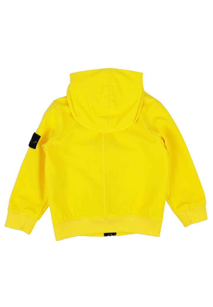 Giubbino bambino Stone Island giallo in tessuto tecnico