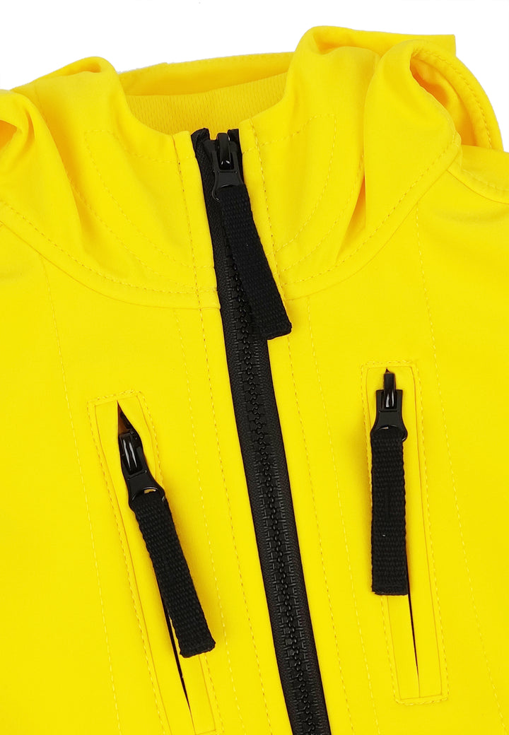 Giubbino bambino Stone Island giallo in tessuto tecnico