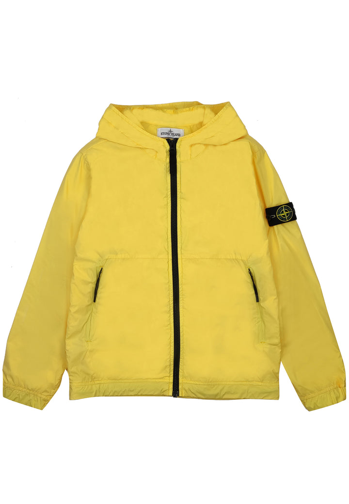Giubbino bambino Stone Island giallo in nylon