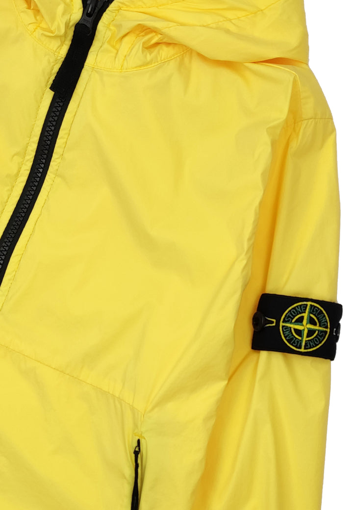 Giubbino bambino Stone Island giallo in nylon