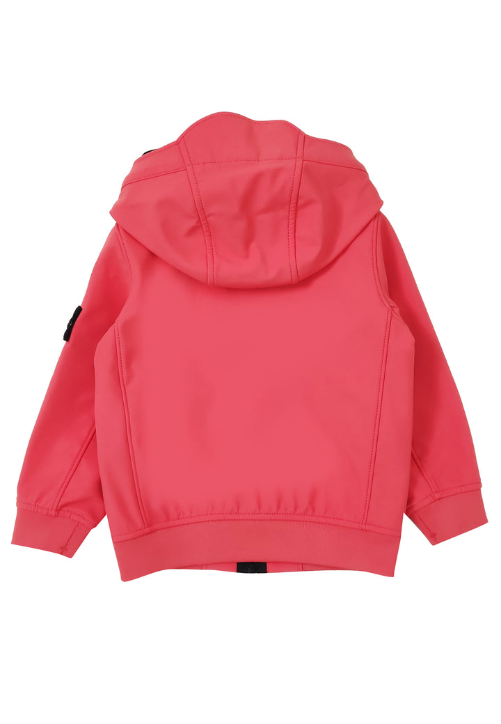 Giubbino bambino Stone Island corallo in tessuto tecnico