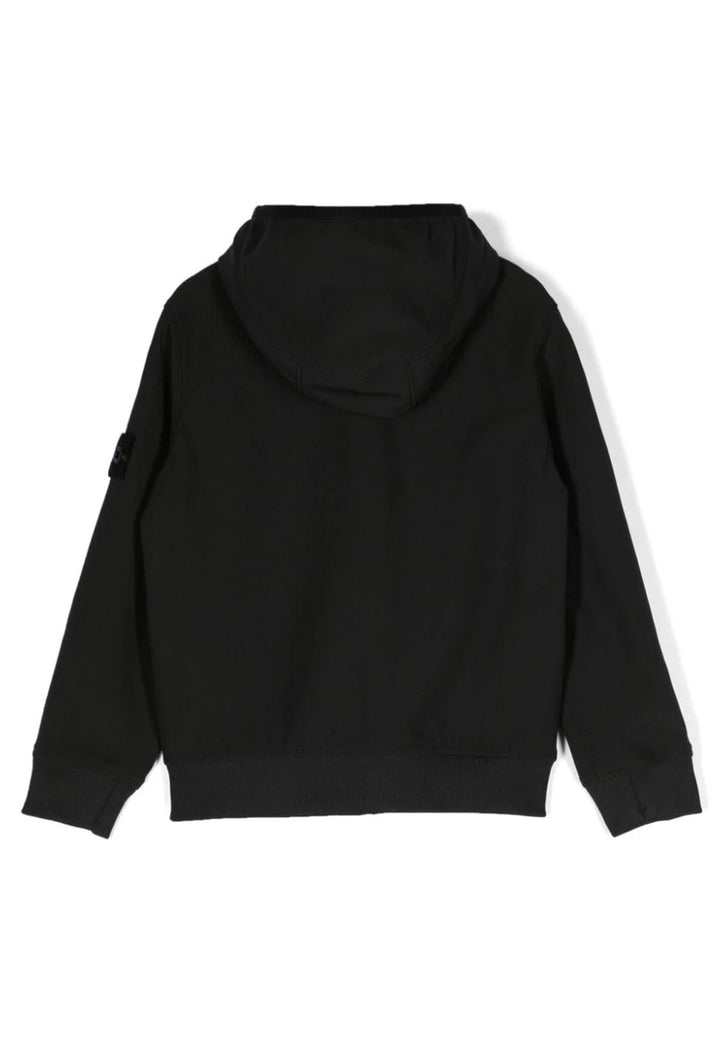 Stone Island giubbino nero bambino in nylon