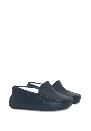 ViaMonte Shop | Tod's mocassino blu neonato in pelle