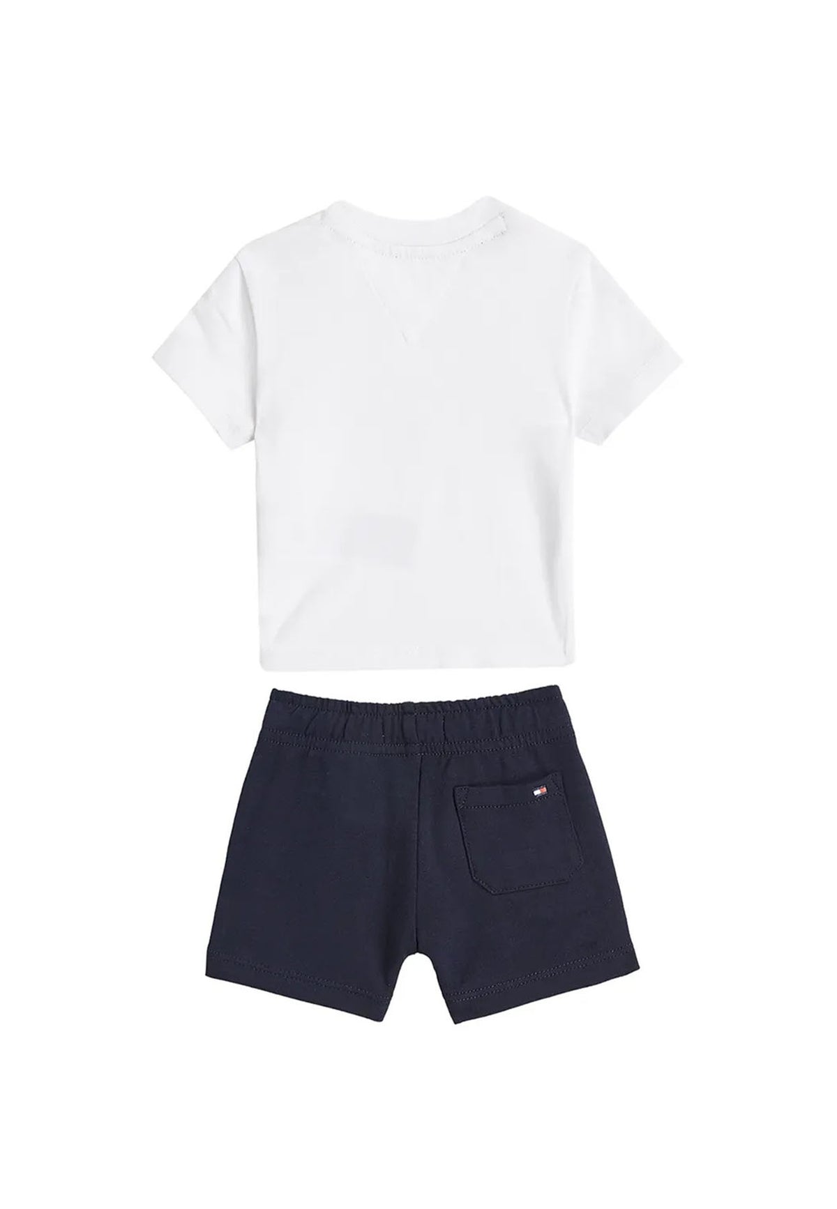 Tommy Hilfiger completo bianco/blu bambino in cotone