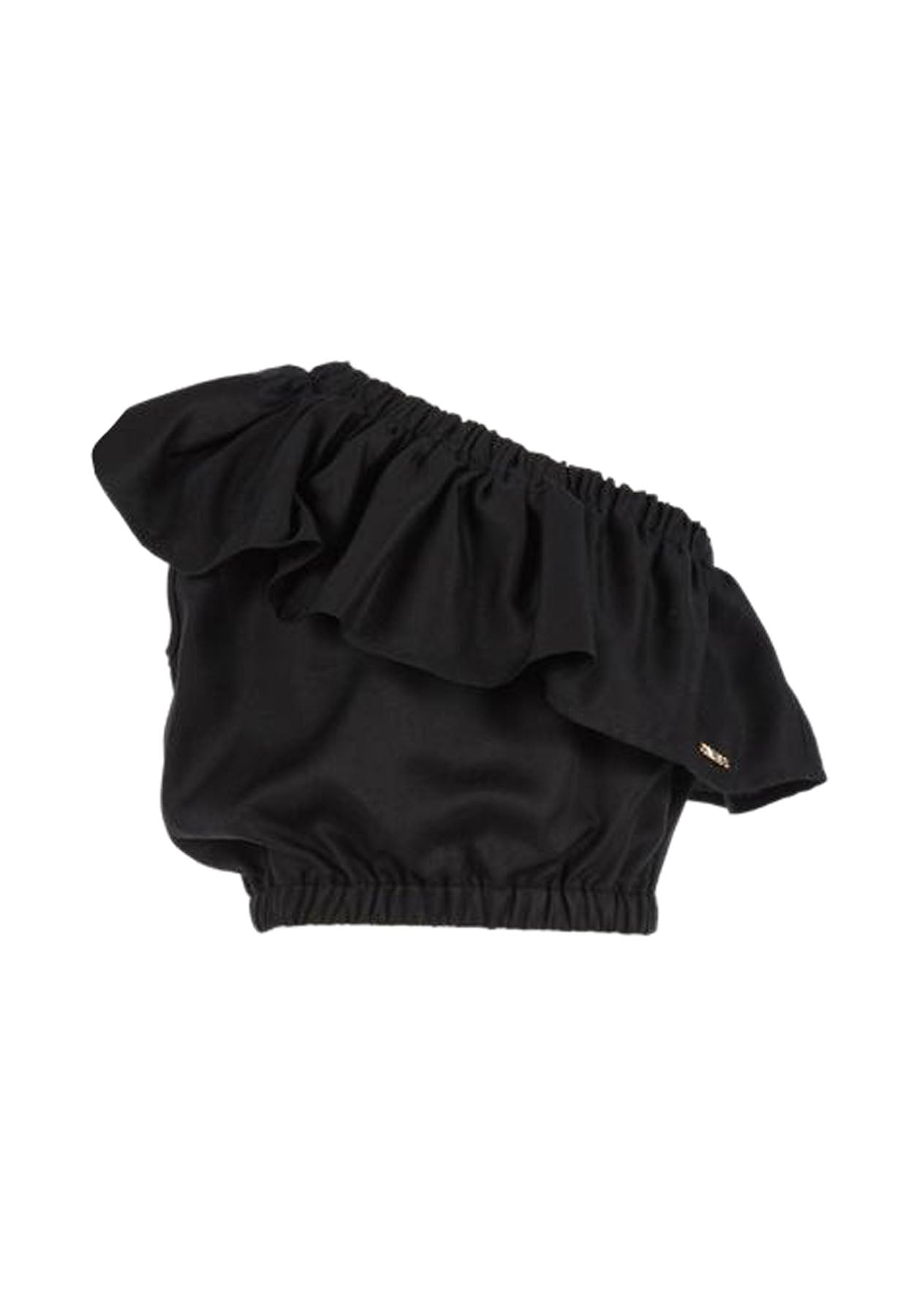 ViaMonte Shop | Twinset top nero bambina in lyocell