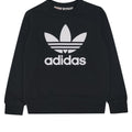 Felpa bambino Adidas nera in cotone | ViaMonte Shop
