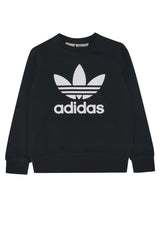 Felpa bambino Adidas nera in cotone | ViaMonte Shop