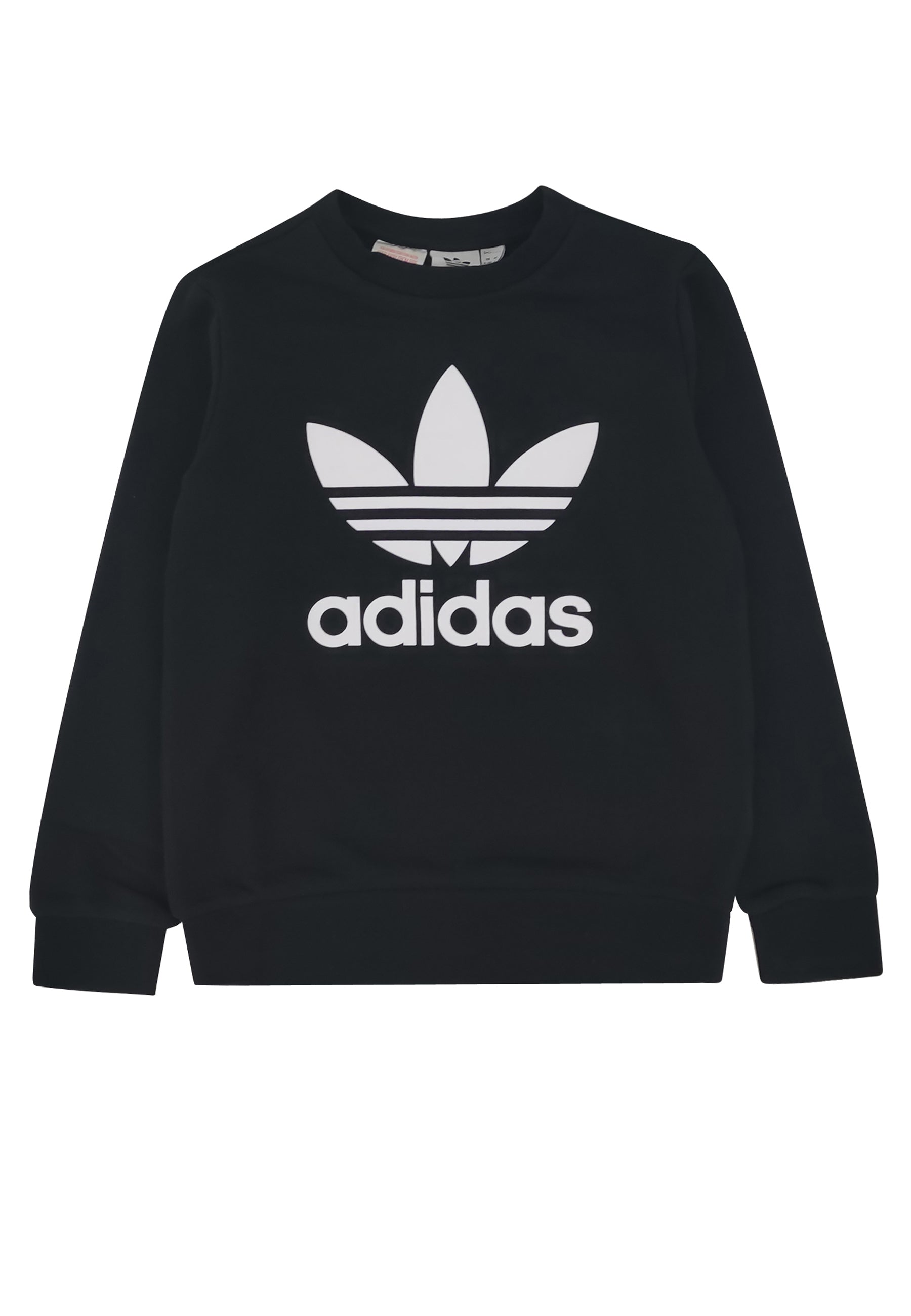 Felpa bambino Adidas nera in cotone | ViaMonte Shop