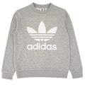 Felpa bambino Adidas grigia in cotone | ViaMonte Shop