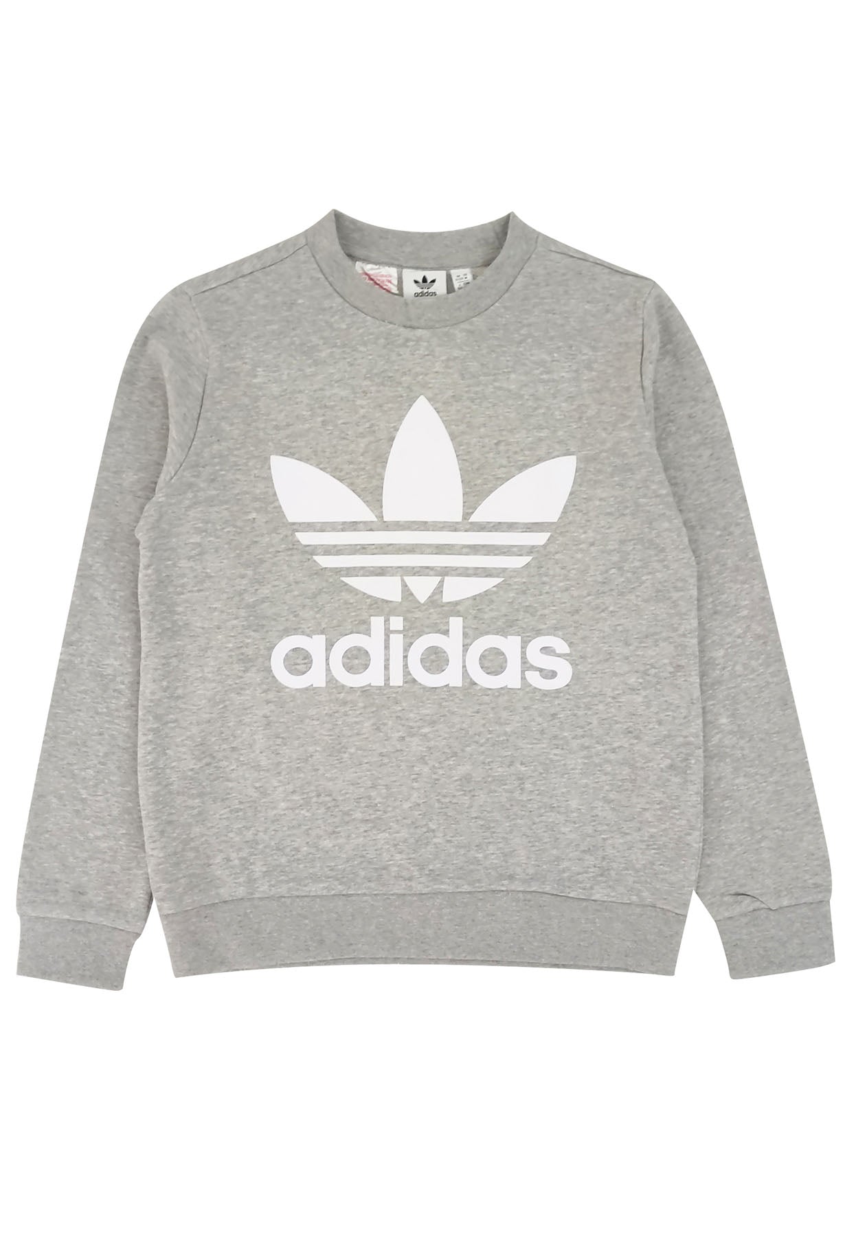 Felpa bambino Adidas grigia in cotone | ViaMonte Shop