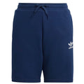 Bermuda sportivo bambino Adidas blu in cotone | ViaMonte Shop