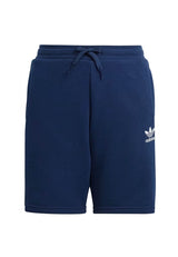 Bermuda sportivo bambino Adidas blu in cotone | ViaMonte Shop