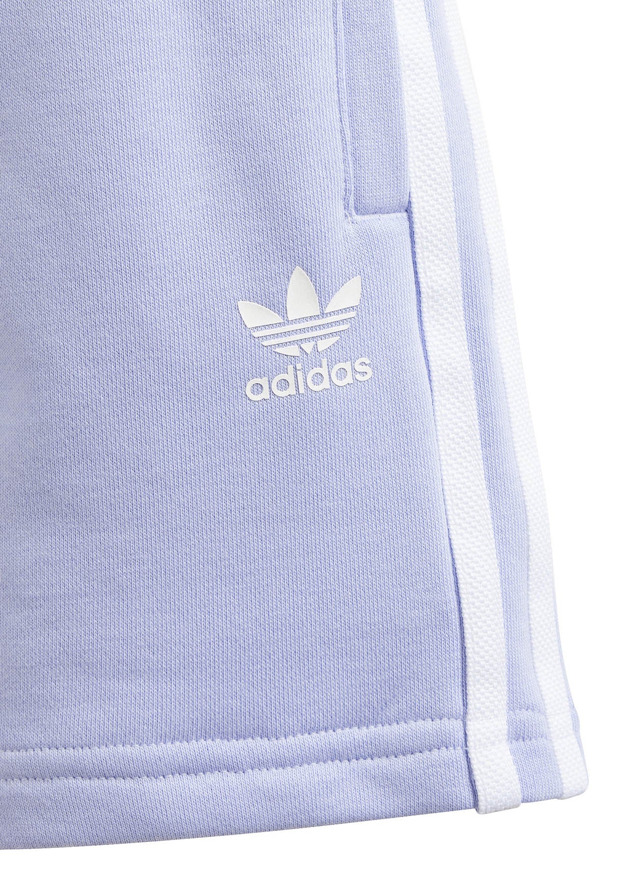 Completo bambina Adidas bianco/lilla in cotone | ViaMonte Shop