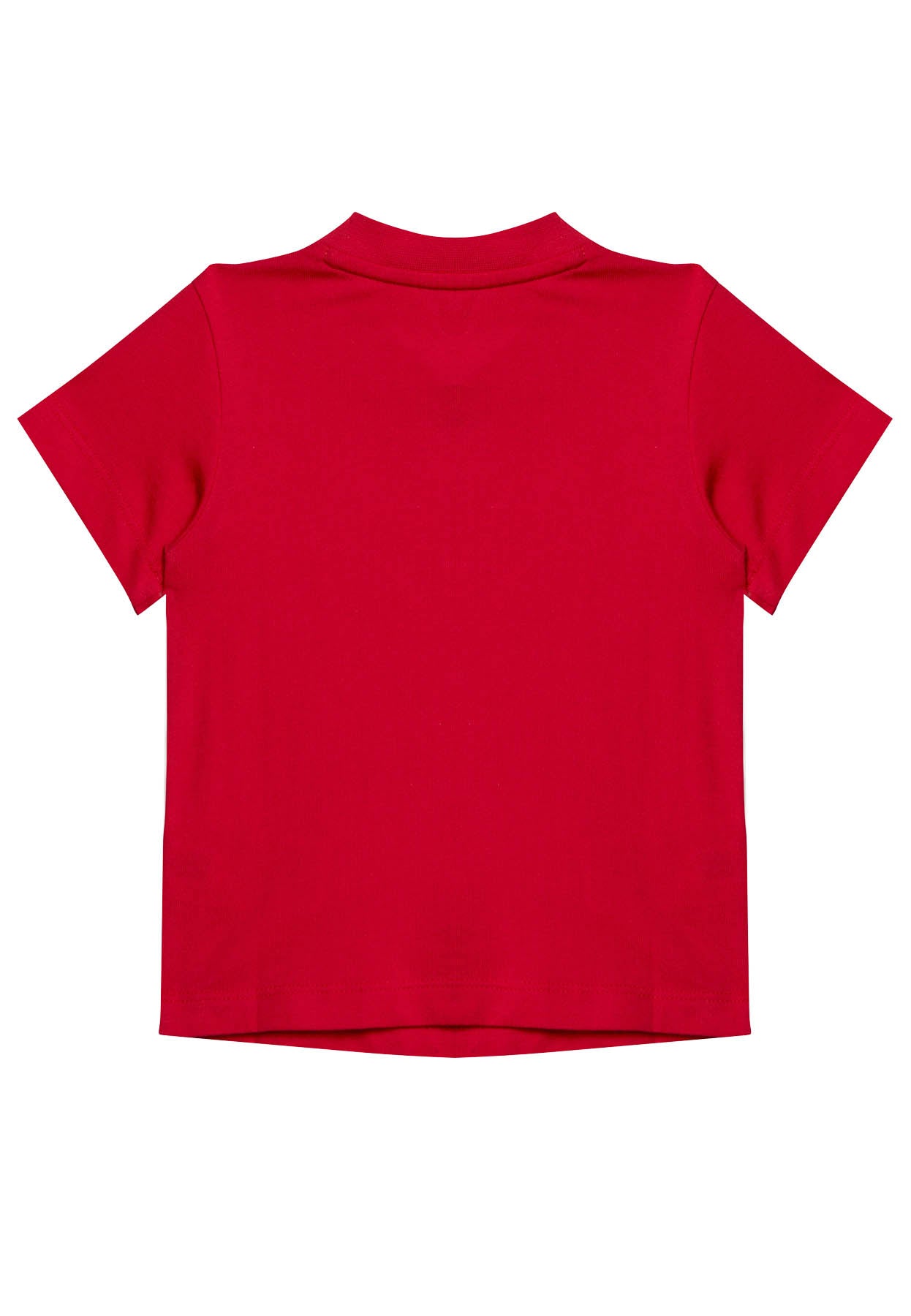T-shirt neonato Adidas rossa in cotone | ViaMonte Shop