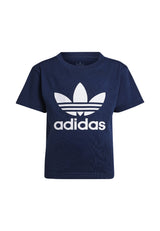 T-shirt bambino Adidas blu in cotone | ViaMonte Shop