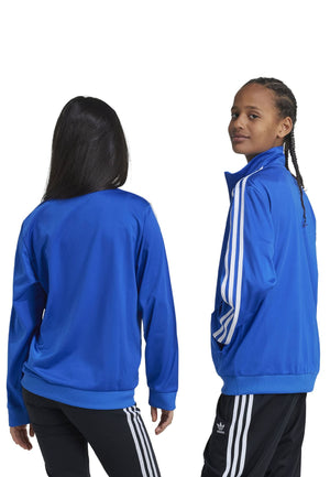 Felpa aperta bambino Adidas bluette in acetato | ViaMonte Shop