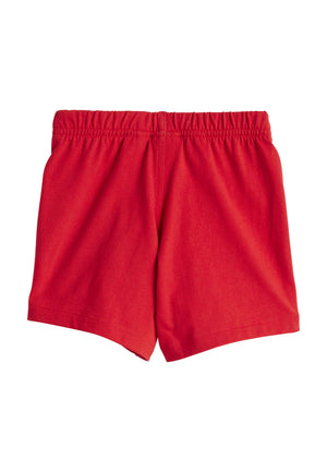 Completo neonata Adidas nero/rosso in cotone | ViaMonte Shop