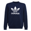 Felpa bambino Adidas blu in cotone | ViaMonte Shop