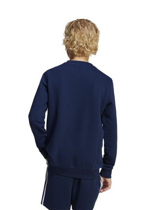 Felpa bambino Adidas blu in cotone | ViaMonte Shop
