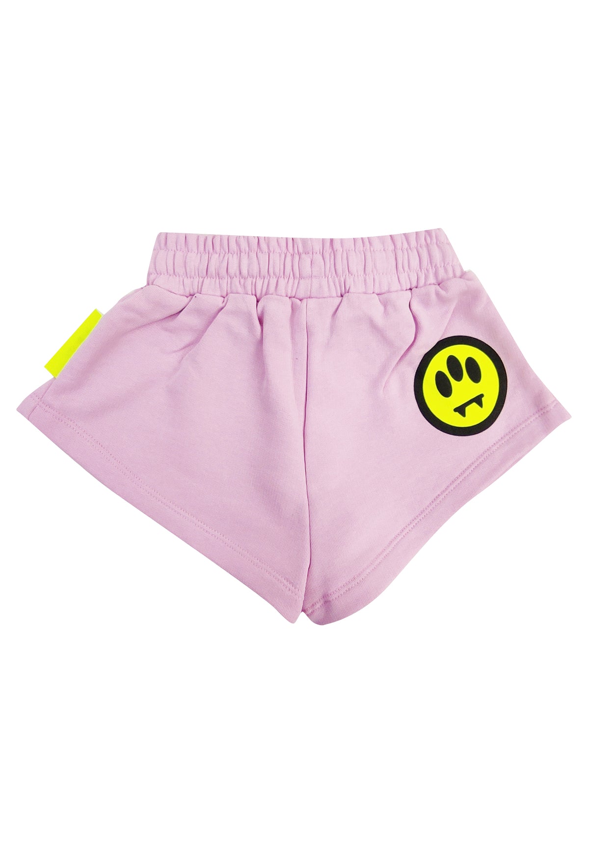 Shorts bambina Barrow kids rosa in felpa di cotone | ViaMonte Shop