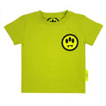 T-shirt bambino Barrow lime in jersey di cotone | ViaMonte Shop