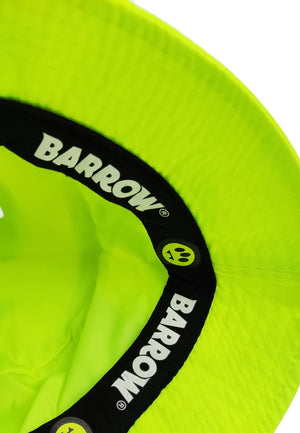 Cappello cloche bambino Barrow kids giallo fluo in nylon | ViaMonte Shop
