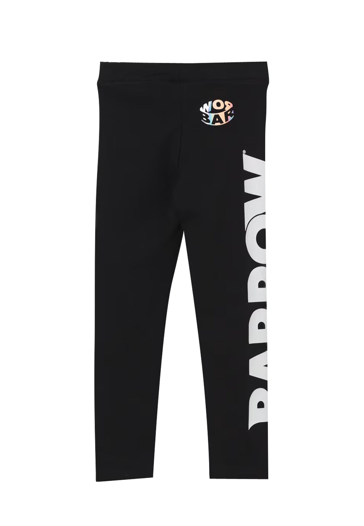 Leggings bambina Barrow neri in cotone | ViaMonte Shop