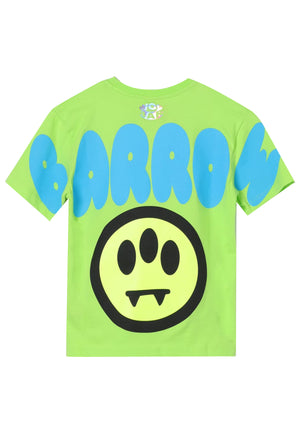 T-shirt bambino Barrow verde in jersey di cotone | ViaMonte Shop