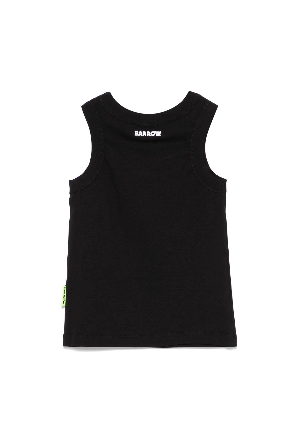 Top bambina Barrow nero in cotone | ViaMonte Shop