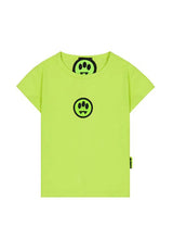 T-shirt bambina Barrow verde in jersey di cotone | ViaMonte Shop