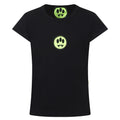 T-shirt bambina Barrow nera in jersey di cotone | ViaMonte Shop